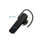 JETech® H0781 Universal Bluetooth Headset Wireless Headphones for Apple iPhone 6 / 5S / 5C / 5, iPhone 4S / 4, Samsung Galaxy S5 / S4 / S3, LG, PC laptop and other Bluetooth device (H0781) (Wireless Phone Accessory)