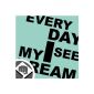 EVERY DAY I SEE MY DREAM - Stickerbomb sticker decal DUB - black or white NEW (white exterior adhesive)