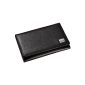Sigel VZ200 credit card holders, business card holders, for up to 30 cards (max. 90x60 mm), Torino, Nappa leather, black, with 5 subjects (toys)