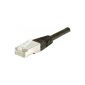 Belkin patch cable network RJ45 CAT 6 SSTP 0.15m Black (Accessory)