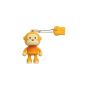 Moon mood® USB 2.0 128GB Store or Forward to High Speed ​​Compatible with Mac and PCe Shape 3D Monkey Orange (Electronics)