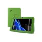 kwmobile® Noble Leatherette Case for Acer Iconia B1-710 / B1-711 in green with a practical stand function (Electronics)