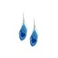 Claire's - Women - Feathers Dangle Earrings Blue Varied - Several Shades Of Blue (Jewelry)