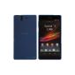 kwmobile® Crystal TPU Silicone Case for the Sony Xperia Z in blue - Chic and simple protection for your phone (Wireless Phone Accessory)