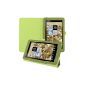 kwmobile® leatherette cover with practical stand function for Acer Iconia B1-720 in green - Elegant protection for your Tablet (Electronics)