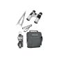 Binoculars Bresser 9620200 Pack + LED Flashlight + Compass + Multifunction Tool Black (Electronics)