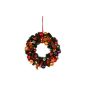 Idena Christmas Wreath 28cm with 10 LEDs, battery operated, warm white 8585271 (household goods)