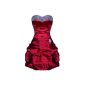 Short Women's Dress Strapless Cocktail Dresses Mini Dresses Evening Dresses Prom Dresses prom dresses women wine red 40 (textiles)