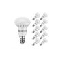 Lighting R50 LED Bulb Ever® 6 Watt, equivalent to a 45W incandescent bulb, Pack of 10 units, E14, Warm White (Kitchen)