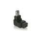 Delock Adapter USB-B mini 5pin male / female 90 ° angled - type 65097 (accessory).