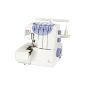 Overlock Sewing Machine W6 N 454D with 10 years guarantee (household goods)