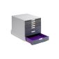 Durable 760,727 Schubladenbox Varicolor with 7 compartments, multicolored (Office supplies & stationery)