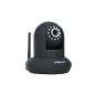 Foscam FI8910W Network Camera with IR Cut (1/5 CMOS, 2.8mm lens, 60 ° angle, FREE DDNS, MJPEG, 640x480 pixels, WIFI N 300MBit / s, 11 IR LEDs for up to 8m night mode) For MAC / Windows / Linux / Android / iPhone black (tool)
