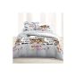 CDaffaires Duvet cover + 2 pillowcases 100% cotton 220x240 cm New Cat
