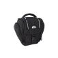 Pedea bag for Nikon D90, D800, D3200, D7000, D7100, Pentax K 50 (space for body and lens, with strap and accessory tray) (optional)