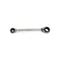 KS Tools 4 in 1 Gearplus Double ratchet ring spanner, reversible, 10 x 19-13 x 17 mm, 503.4565 (tool)