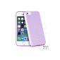 TheBlingZ.® TPU Silicone Skin Case Cover Case iPhone 5 5S - Silicone Case Cover Protector Case - Purple