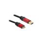 DELOCK USB 3.0 cable red A> Micro-B 2.0m (accessory)