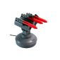 mumbi USB Missile Launcher with 3 rockets + Software - Rocket Launcher - rotate 180 degrees + launch angle adjustable (electronic)
