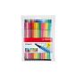 STABILO Pen 68 24 + 6 neon Case - Premium felt pen (office supplies & stationery)