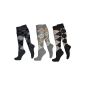 3 pair of very warm angora knee socks for men and women (textiles)