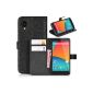 DONZO Wallet Structure Plus Case for LG Nexus 5 D821 Black (Electronics)