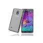 Samsung Galaxy Note 4 Case, TPU Silicone Case Cover for Samsung Galaxy Note 4- Transparent (Electronics)
