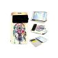 TUTUWEN D44 Painting Art Design PU Leather Skin Cover Case Shell Cover Case Cover For Samsung Galaxy Note 2 II N7100 (Wireless Phone Accessory)