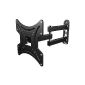 RICOO TV Wall Mount Swivel Tilt S1322 monitor mount wall arm Universal Monitor Stand LCD LED wall holder for PC monitor and TV with 48 - 119cm (19-47 