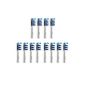 KongKay 12 Pack Replacement brush heads EB30 TRIZONE.  Generic compatible with Braun Oral-B TRIZONE / Triumph Professional Care.  Model Number: EB30.  (3PK X 4PCS) (Health and Beauty)