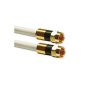 1m 135dB coaxial LC connector Gilded COPPER FullHD DIGITAL SAT (electronic)