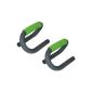 Turtle fitness chairs supporting handles, anthracite-limegreen, 960,040 (equipment)