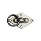 VarioSling eye plate mounting hook for wall or ceiling with round ring, metal, HA01 (equipment)