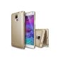 Galaxy Note 4 Hull - Hull Ringke SLIM [Free HD Film / All Around the Protection] [ROYAL GOLD Gold] Integer Up and down the double prime Coated Cover Case Hard Case for Samsung Galaxy Note 4 (Eco Paquete) (Electronics)