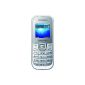 Samsung E1200 Mobile Phone Unlocked 2G (Screen: 1.52-inch 100MB Single SIM) White (Electronics)
