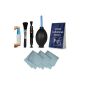 Professional - Cleaning Kit for SLR [Canon, Nikon, Pentax, Sony, Samsung, Panasonic], lenses, DSLR cameras, smart phones, camcorders, etc. - included: cleaning pen [LensPen] + blower + 3x microfiber cloth + ergonomic spray bottle + 50x disposable - cleaning cloth + Cleaning Brush - Silicone and abrasives free (electronic)