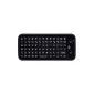 iPazzPort Air Mouse TM Bluetooth Mini Wireless Keyboard for Apple TV with gyroscope mouse Built In Case for Apple TV Remote Control KP-810-16bar