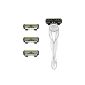 SHAVE-LAB - ZERO LIMITED - Starter Set Shaver with 4 blades (White Edition with P.4 - for men) (Health and Beauty)