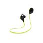 Soundpeats Qy7 Bluetooth 4.1 Wireless Sweat Catcher Sport Stereo In-ear headphones with APTX technology and microphone of the handsfree function for iPhone 6 6 Plus 5S 5C 5 4S iPad, Samsung Galaxy S4 S3 Note 3 and other mobile phone (Wireless Phone Accessory)