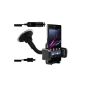 Support Auto Car For SONY ERICSSON XPERIA Z1 COMPACT + Car Charger (Electronics)