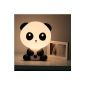 VADOOLL beautiful animšŠ drawing Kungfu Panda shaped portable lamp lumiššre lamp Office (Toy)