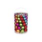 Inge-Glas 15058E460 ball assortment 60 pieces / GroÃŸdose Mille Fiori mix, 4/5/6/7 cm (red, apple green, turquoise, pink, pumpkin) (household goods)