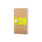 Moleskine Cahier notebooks QP423 XLarge, set of 3, cardboard cover, plain brown wrapping paper (Paperback)