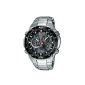 Casio - EQW-M1100DB-1AER - Men's Watch - Quartz - Analogue - Stainless Steel Silver Bracelet (Watch)