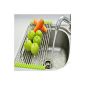 Xcellent Global drainer stainless steel colander dish drying rack drip tray 23 * 48cm P-HG064 (Kitchen)