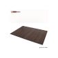 Homestyle4u bamboo carpet bamboo mat bamboo rug 245 x 345 cm dark brown