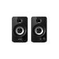 Philips SPA1260 / 12 2.0 Multimedia Speakers 3 W RMS total output power black (Personal Computers)
