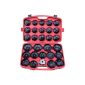 31 pcs. Oil filter wrench Automotive SET to loosen and tighten the oil filter cartridge incl. Case (Misc.)