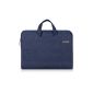 Plemo Denim fabric bag / pouch / bag / briefcase Laptop / MacBook / MacBook Pro / MacBook Air 13 to 13.3 inches, Blue (Electronics)