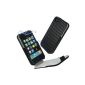 ORIGINAL iProtect Iphone 4 CARBON Flipcase sleeve black CASES (Electronics)